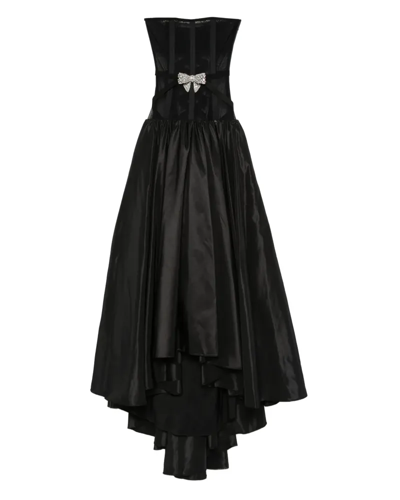 NISSA Maxikleid mit Schleife - Schwarz Schwarz