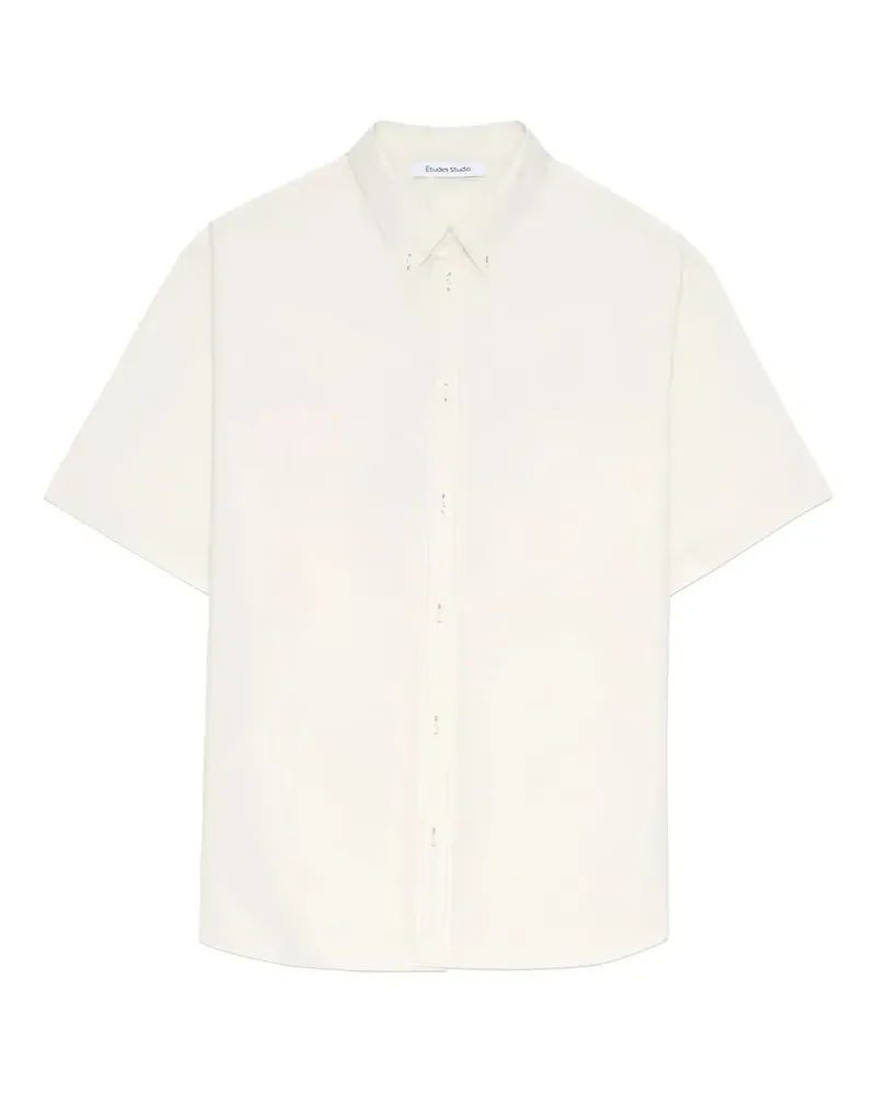 Études Studio button-down short-sleeve shirt - Nude Nude
