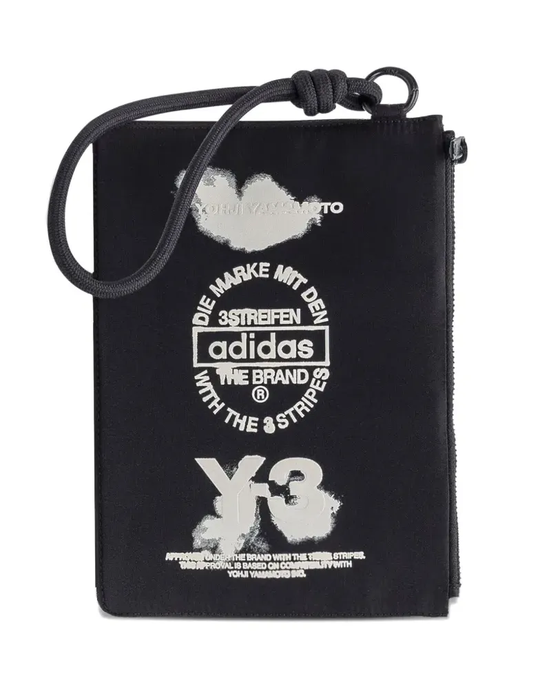 Y-3 Clutch mit Reißverschluss - Schwarz Schwarz