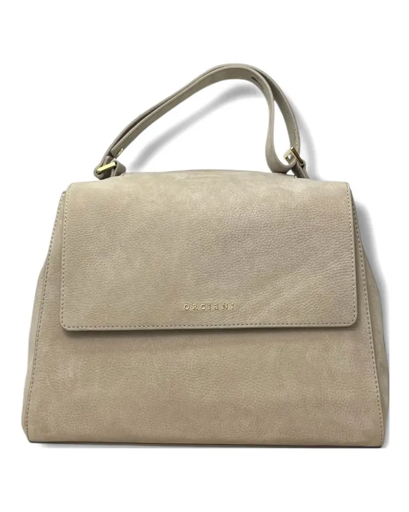 Orciani Mittelgroße 'Sveva' Schultertasche - Grau Grau