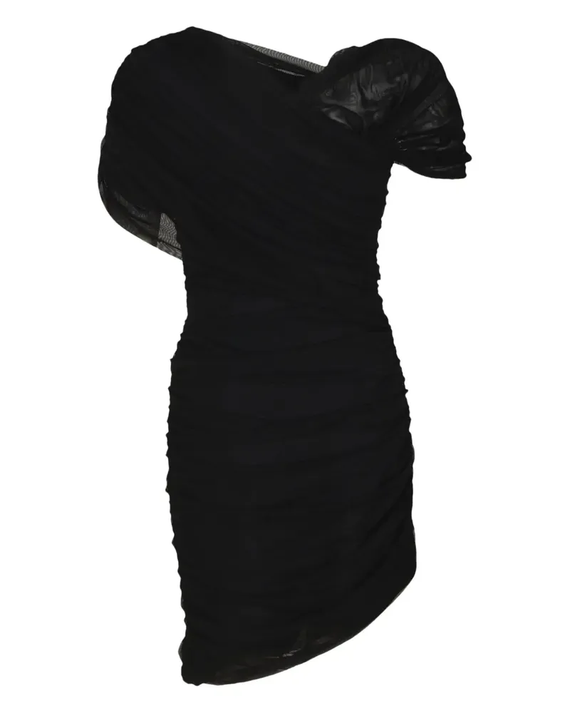 Chiara Boni Drapiertes Minikleid - Schwarz Schwarz