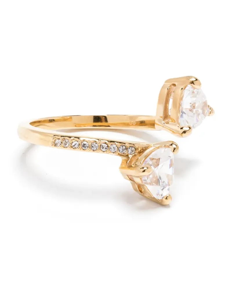 Swarovski Mesmera Ring mit Kristallen in Herzform - Gold Gold