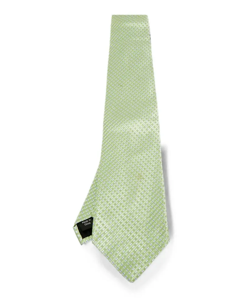 Michael Kors patterned silk tie - Grün Grün