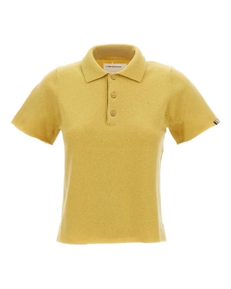 extreme cashmere Kurzärmeliges Poloshirt - Gelb Gelb
