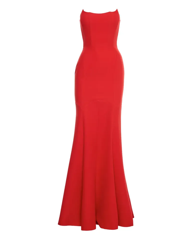 V:PM ATELIER Schulterfreies Kleid - Rot Rot