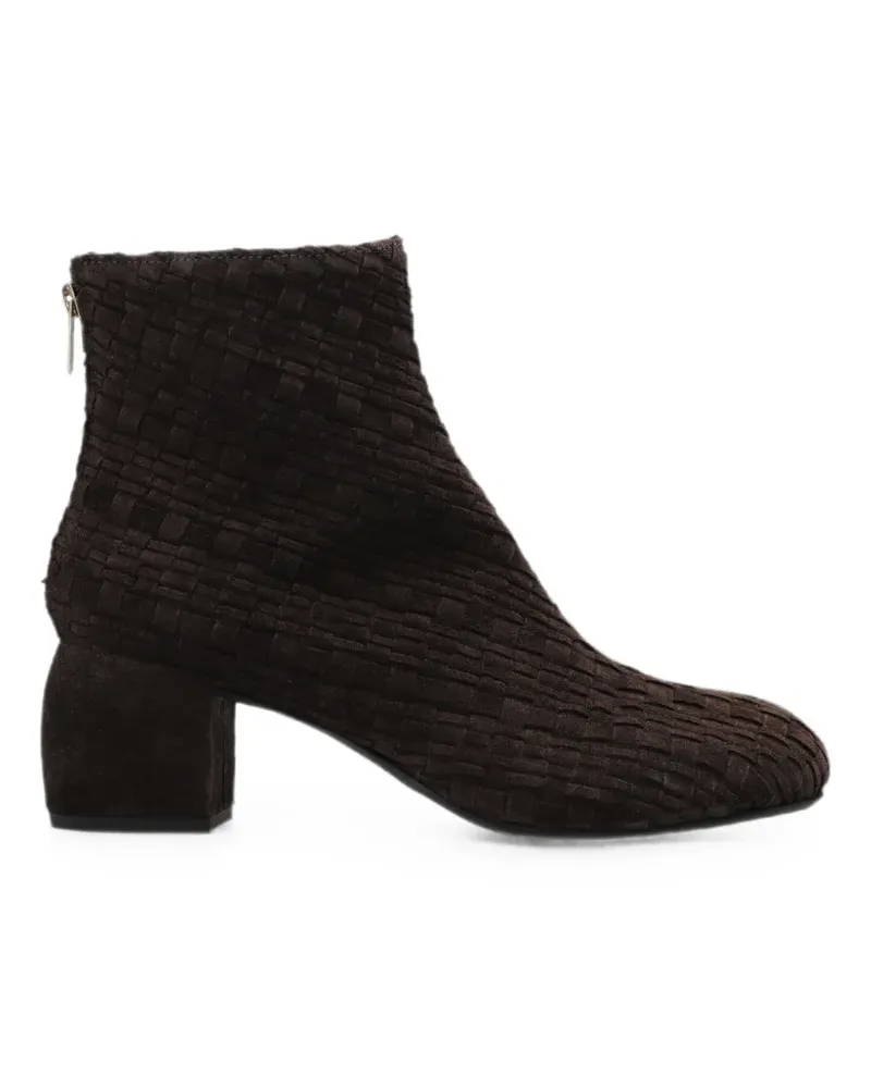 Attilio Giusti Leombruni Tina Woven ankle boots - Braun Braun