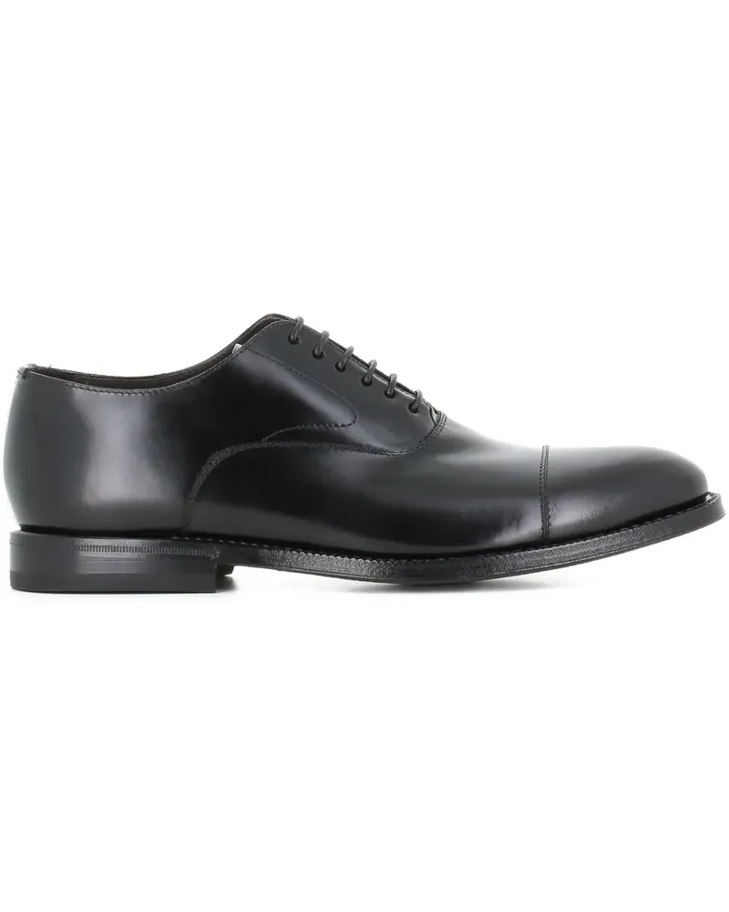 Green George Oxford-Schuhe mit angeschnittener Kappe - Schwarz Schwarz