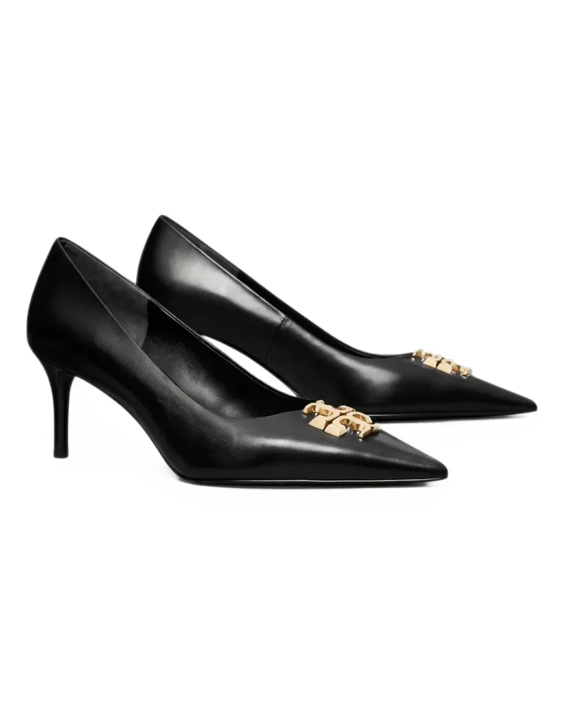 Tory Burch Eleanor Pumps mit Logoplakette - Schwarz Schwarz