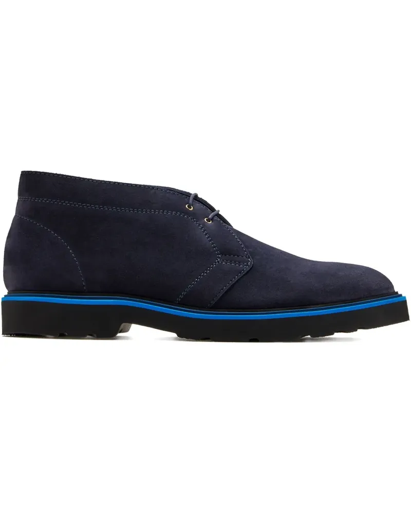 Paul Smith Karr Stiefel aus Wildleder - Blau Blau