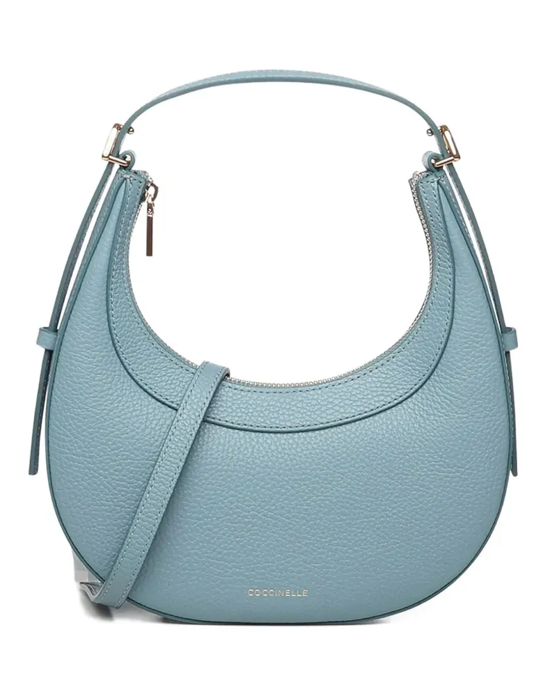 Coccinelle zip-fastening leather shoulder bag - Blau Blau