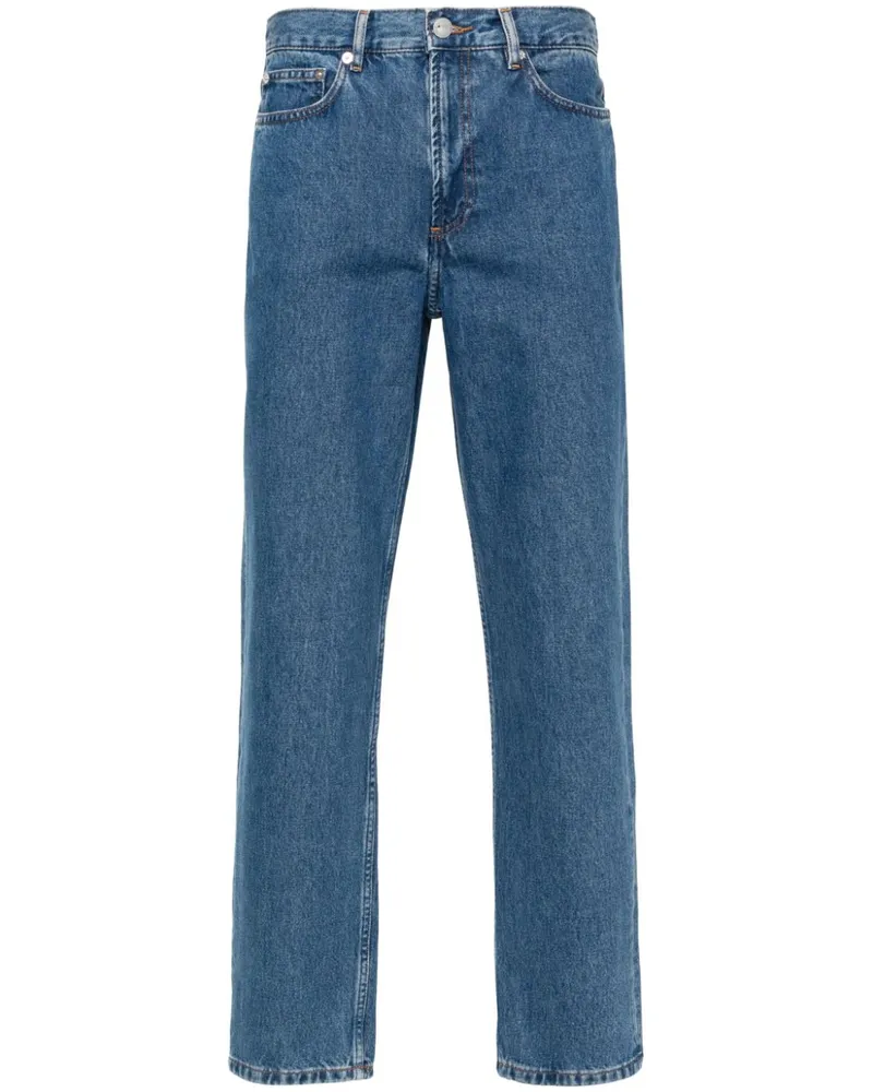 A.P.C. Jean Martin Straight-Leg-Jeans Blau