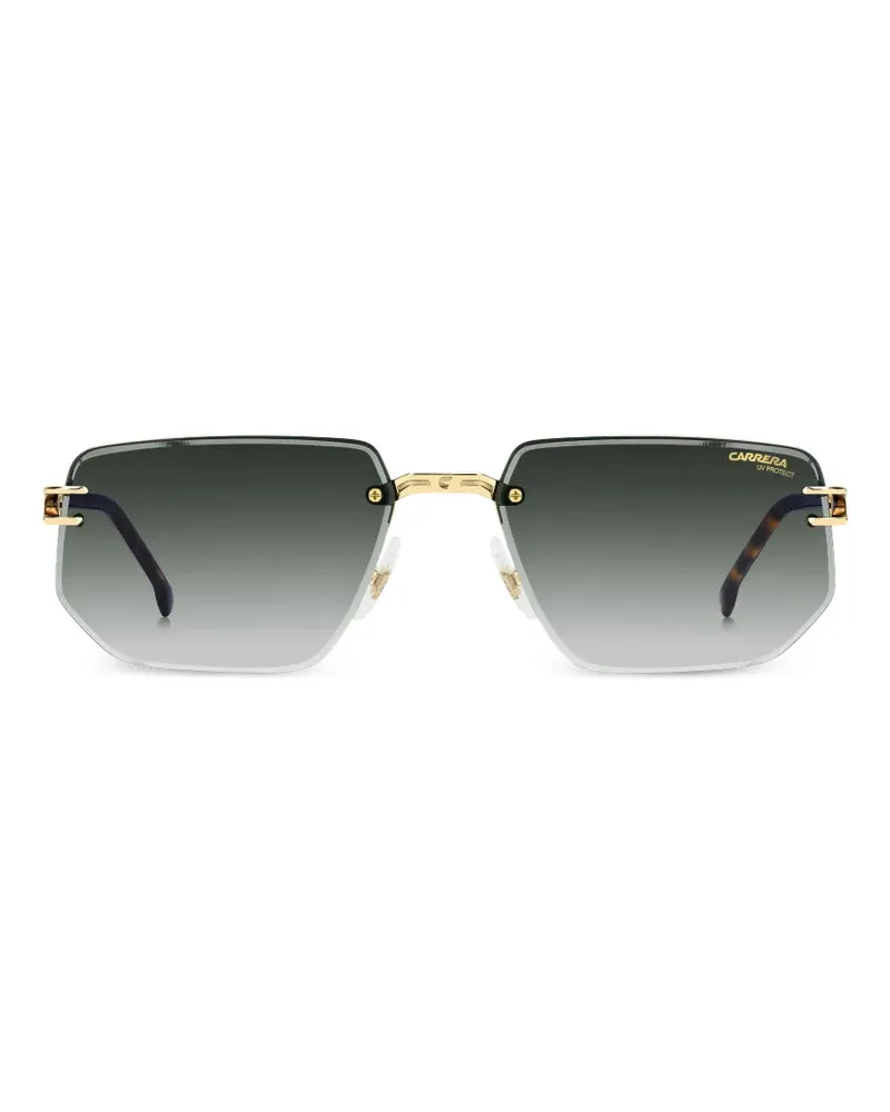 Carrera geometric-frame sunglasses - Gold Gold