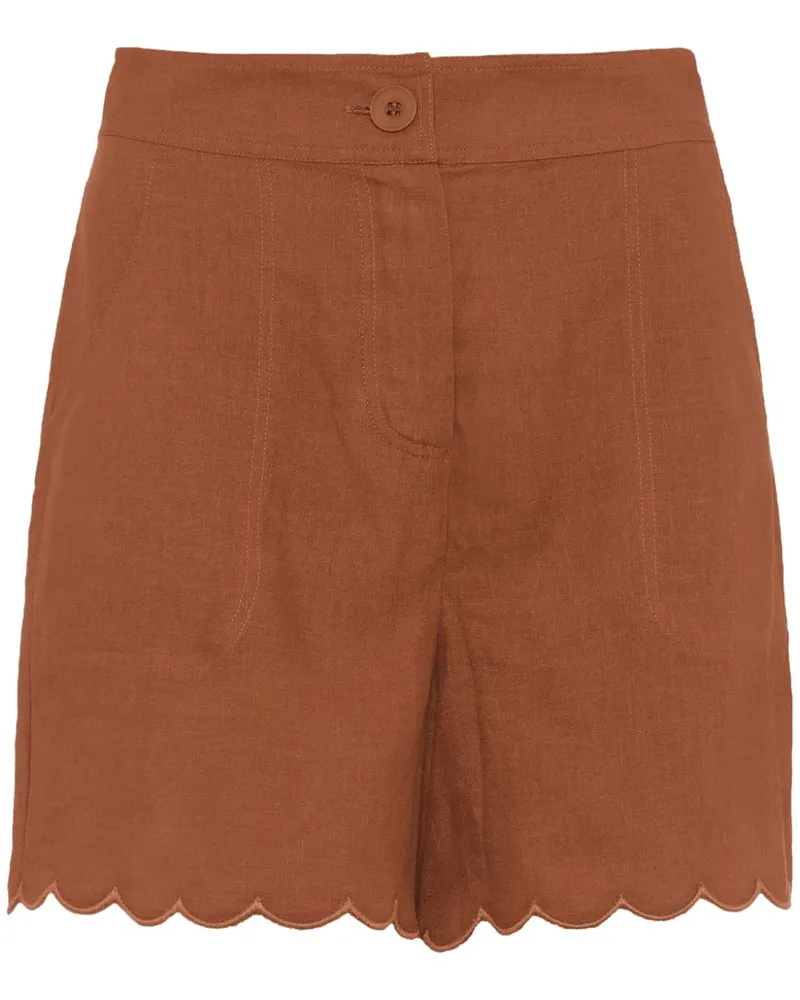 Eres Chéri Leinenshorts - Braun Braun