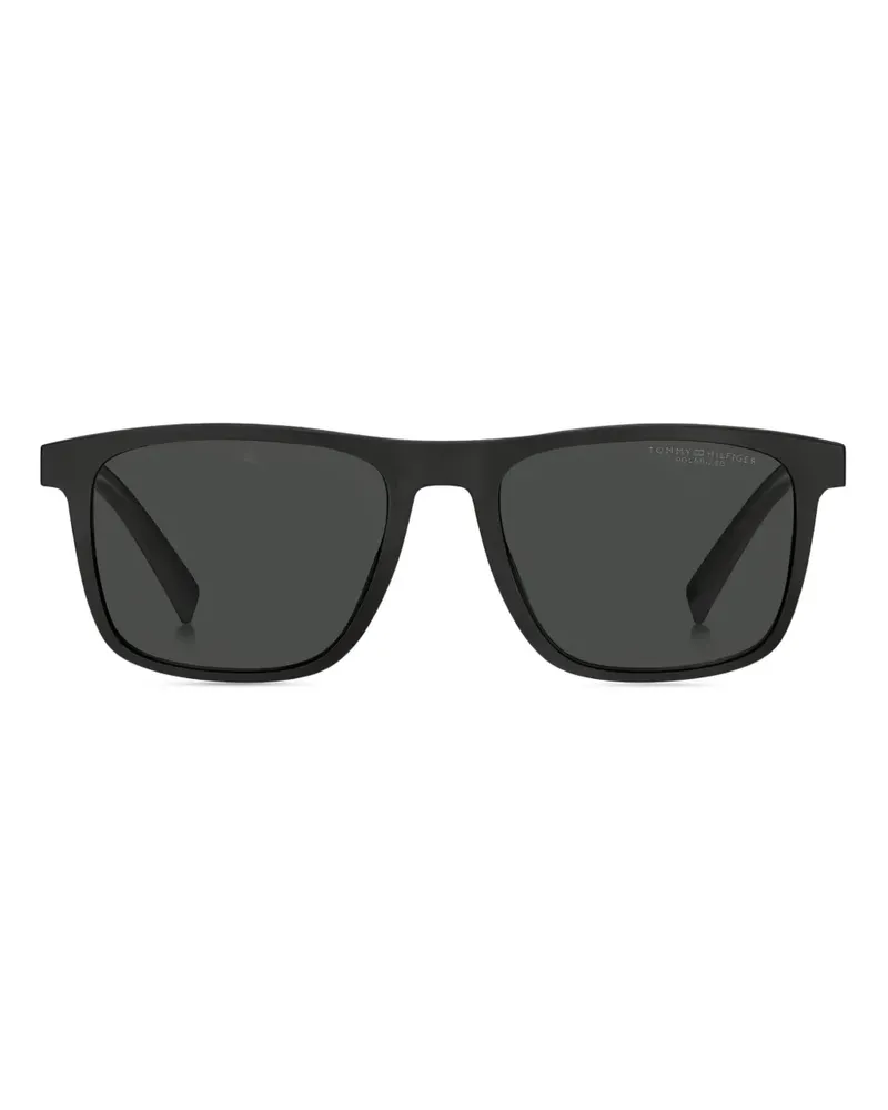 Tommy Hilfiger rectangle-frame glasses - Schwarz Schwarz