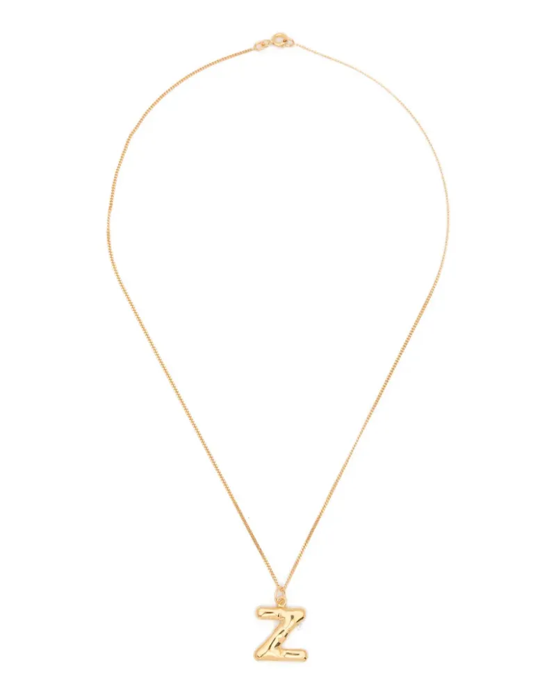 Completedworks Z-pendant necklace - Gold Gold