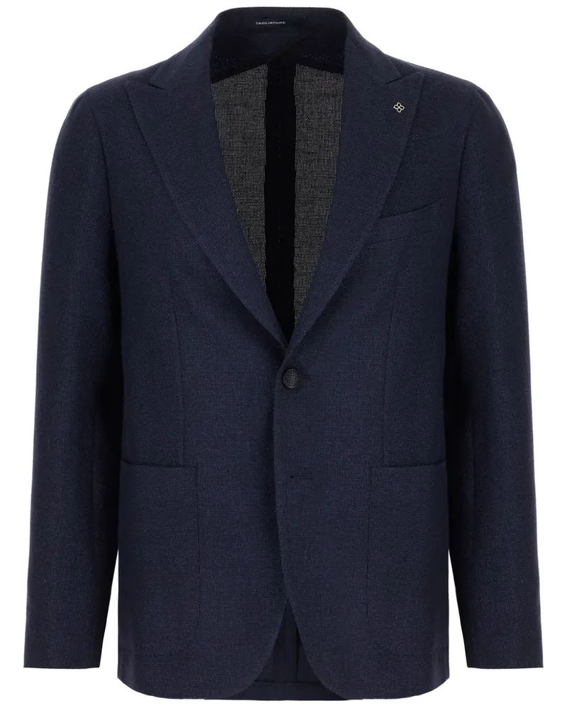 Tagliatore Einreihiges Sakko - Blau Blau