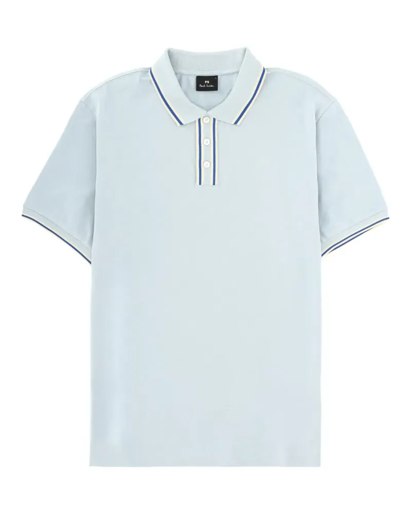 Paul Smith Poloshirt mit Paspelierung - Blau Blau