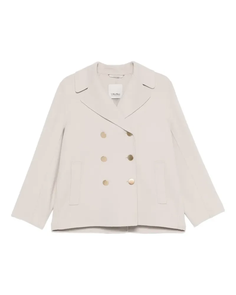Max Mara Doppelreihiger Mantel - Nude Nude