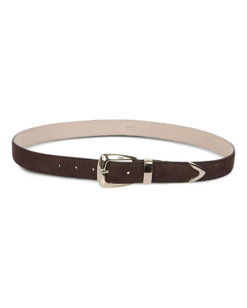 KHAITE gold buckle belt - Braun Braun