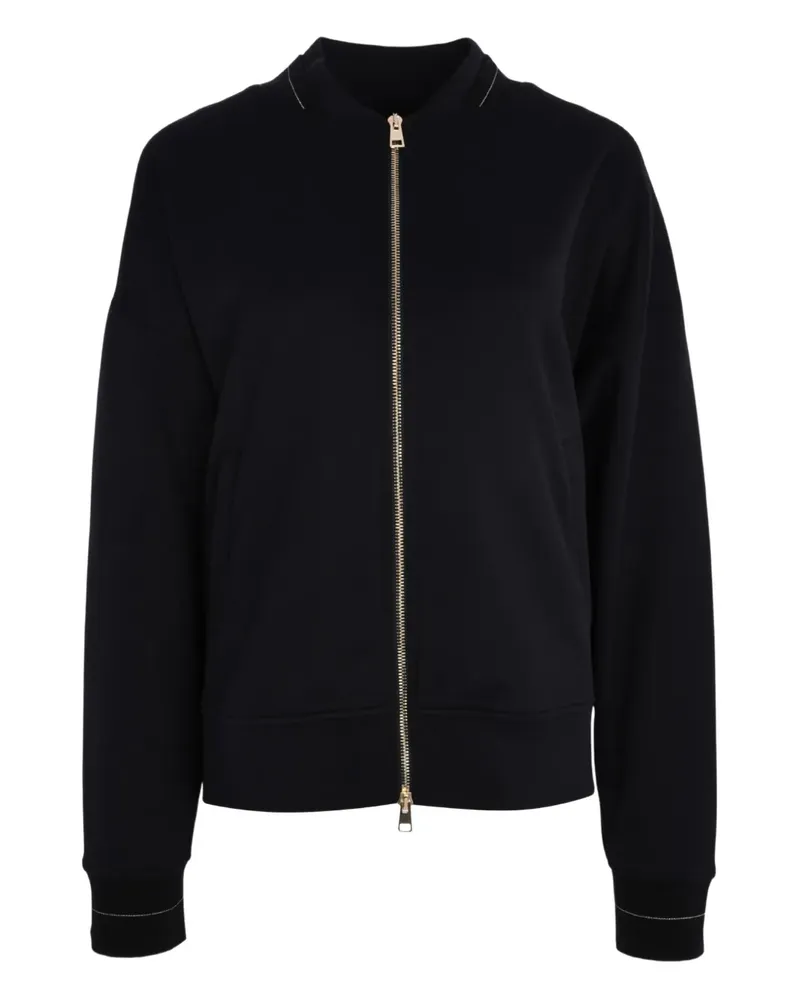 Lorena Antoniazzi Sweatshirt mit Reißverschluss - Schwarz Schwarz