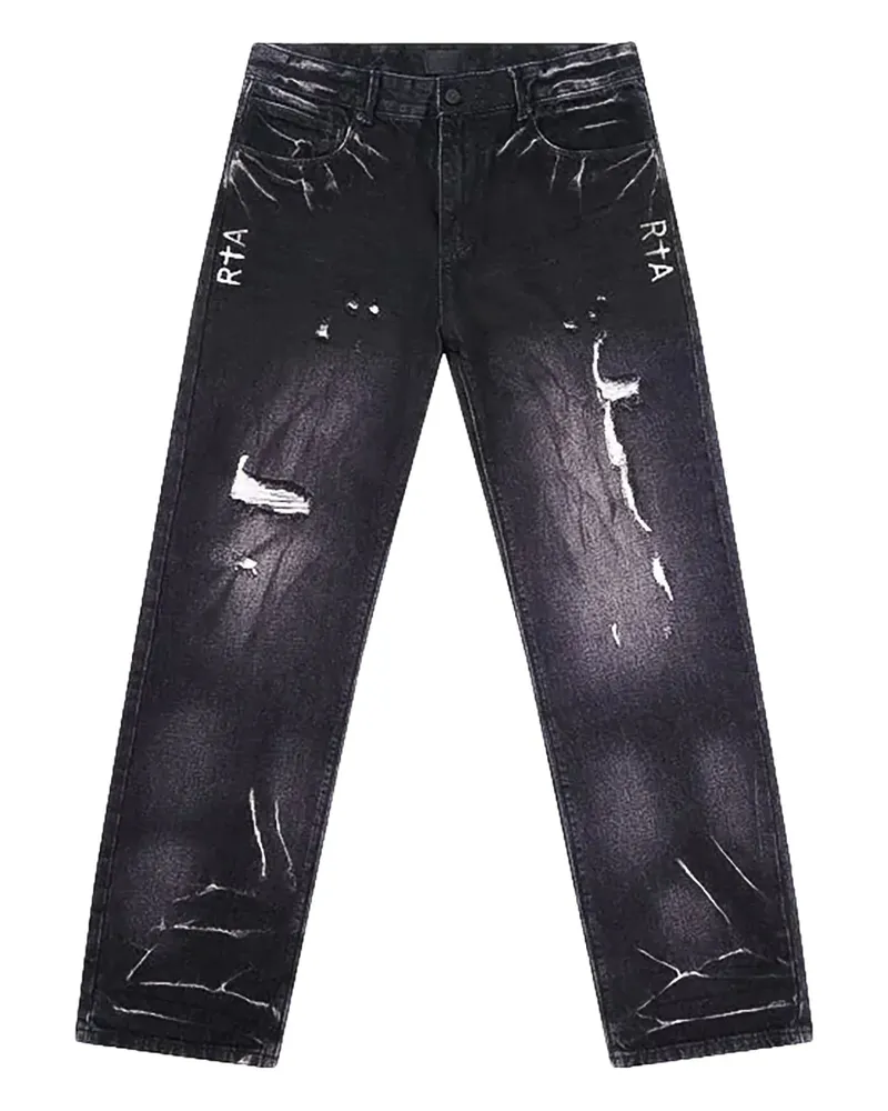 RTA JONAS distressed jeans - Schwarz Schwarz