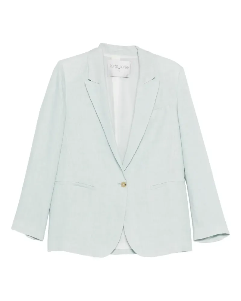forte_forte Sakko mit fallendem Revers - Blau Blau