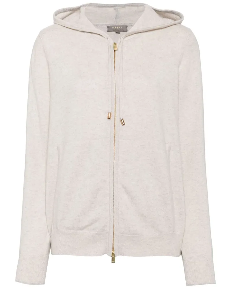 N.Peal Ada Hoodie aus Kaschmir - Nude Nude