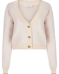 Nina Ricci Cardigan mit V-Ausschnitt Nude