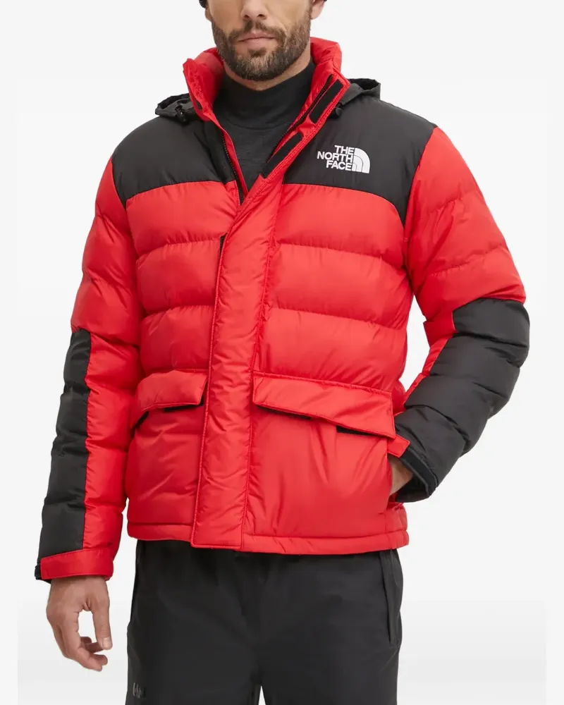 The North Face padded hooded jacket - Rot Rot