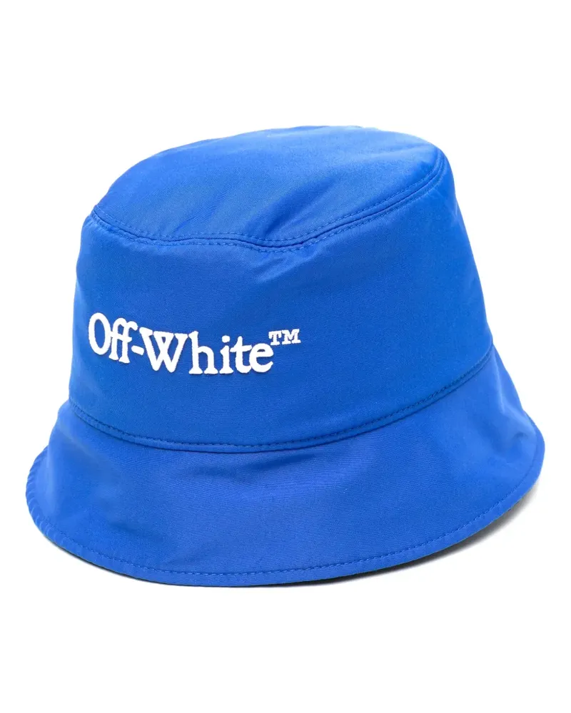 OFF-WHITE Fischerhut mit Logo-Print - Schwarz Schwarz