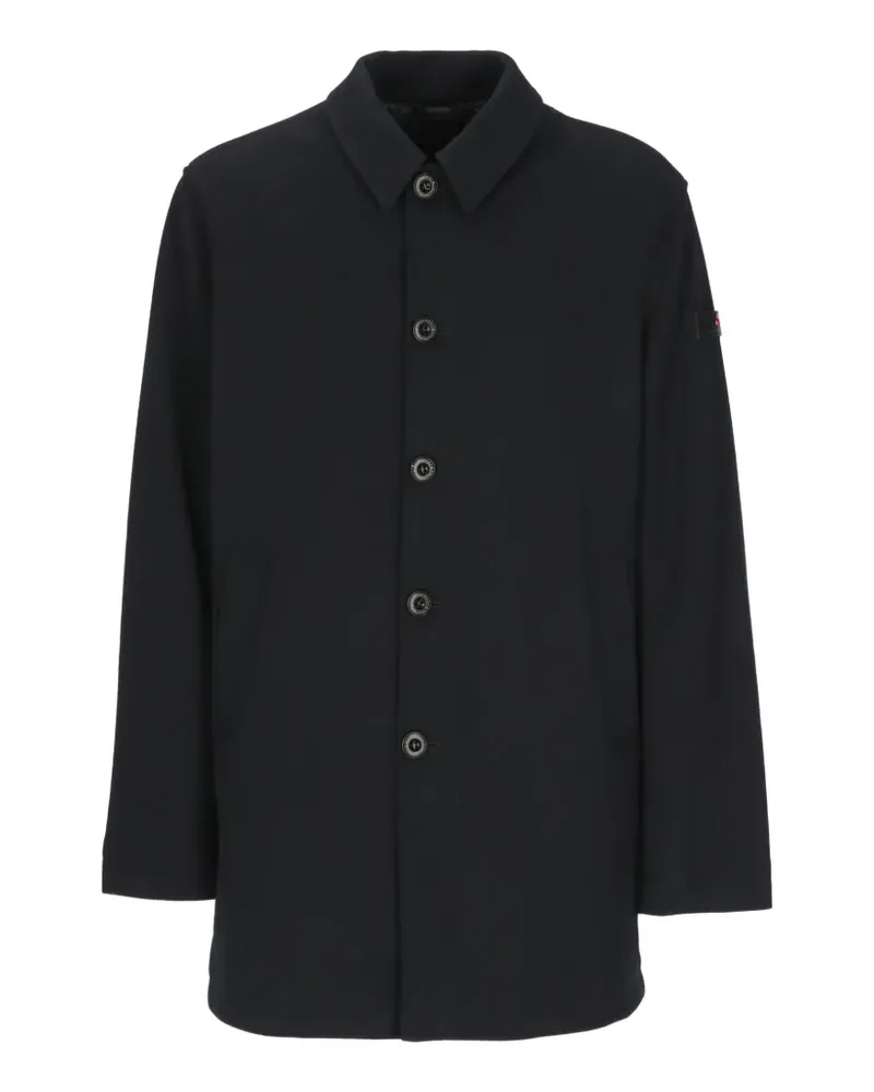 Peuterey logo-patch padded coat - Schwarz Schwarz