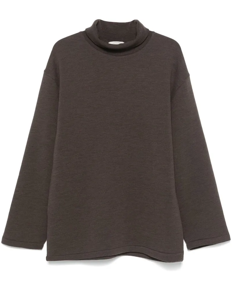 Christophe Lemaire Sweatshirt mit meliertem Effekt - Braun Braun