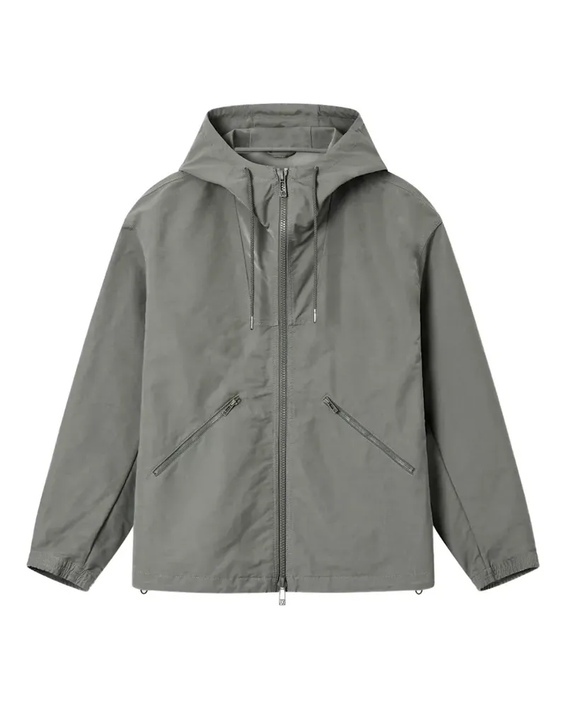 Armani Exchange Kapuzenjacke mit Reißverschluss - Grau Grau