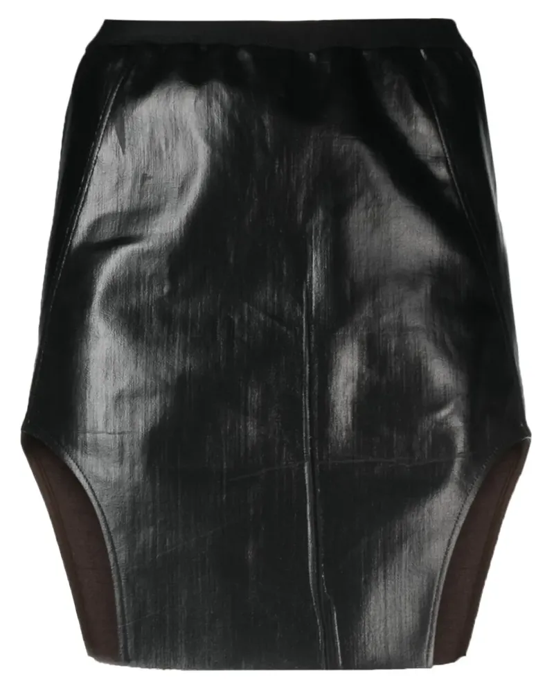 Rick Owens Shorts mit hohem Bund - Schwarz Schwarz