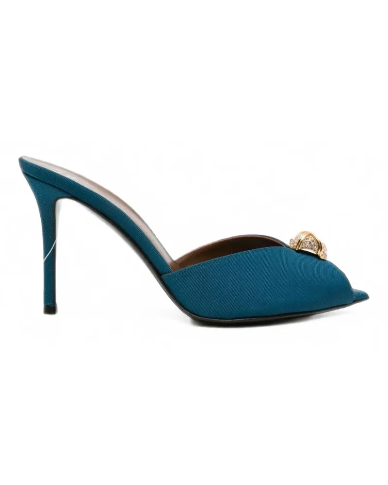 Giuseppe Zanotti Intriigo Cocktail-Mules 90mm - Blau Blau