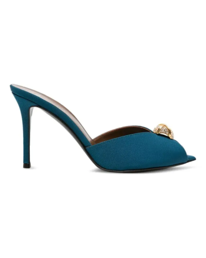 Giuseppe Zanotti Intriigo Cocktail-Mules 90mm - Blau Blau