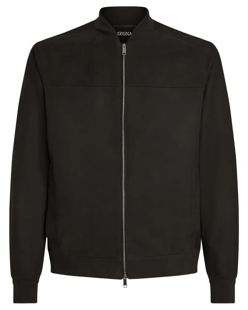 Ermenegildo Zegna Secondskin Bomberjacke - Schwarz Schwarz