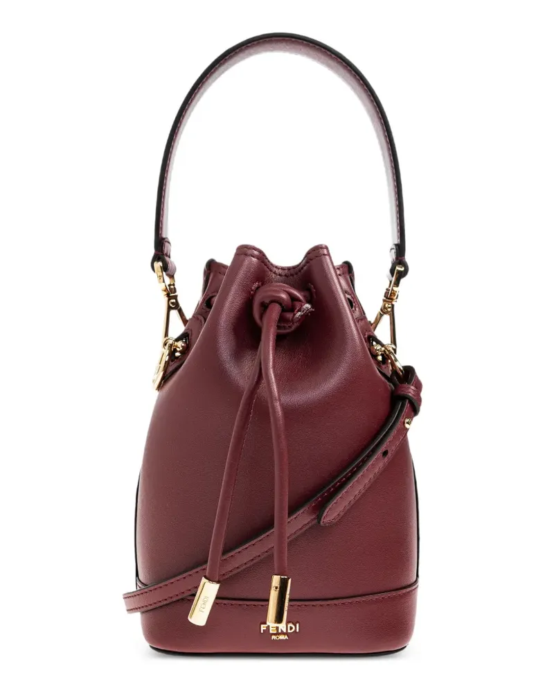 Fendi Mini Mon Tresor Tote Bag mit Kordelzug - Rot Rot