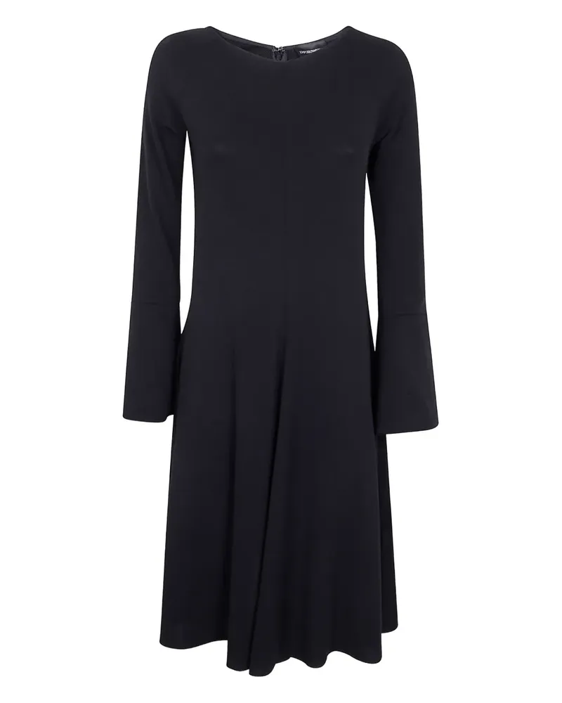 Emporio Armani Ausgestelltes Kleid - Schwarz Schwarz