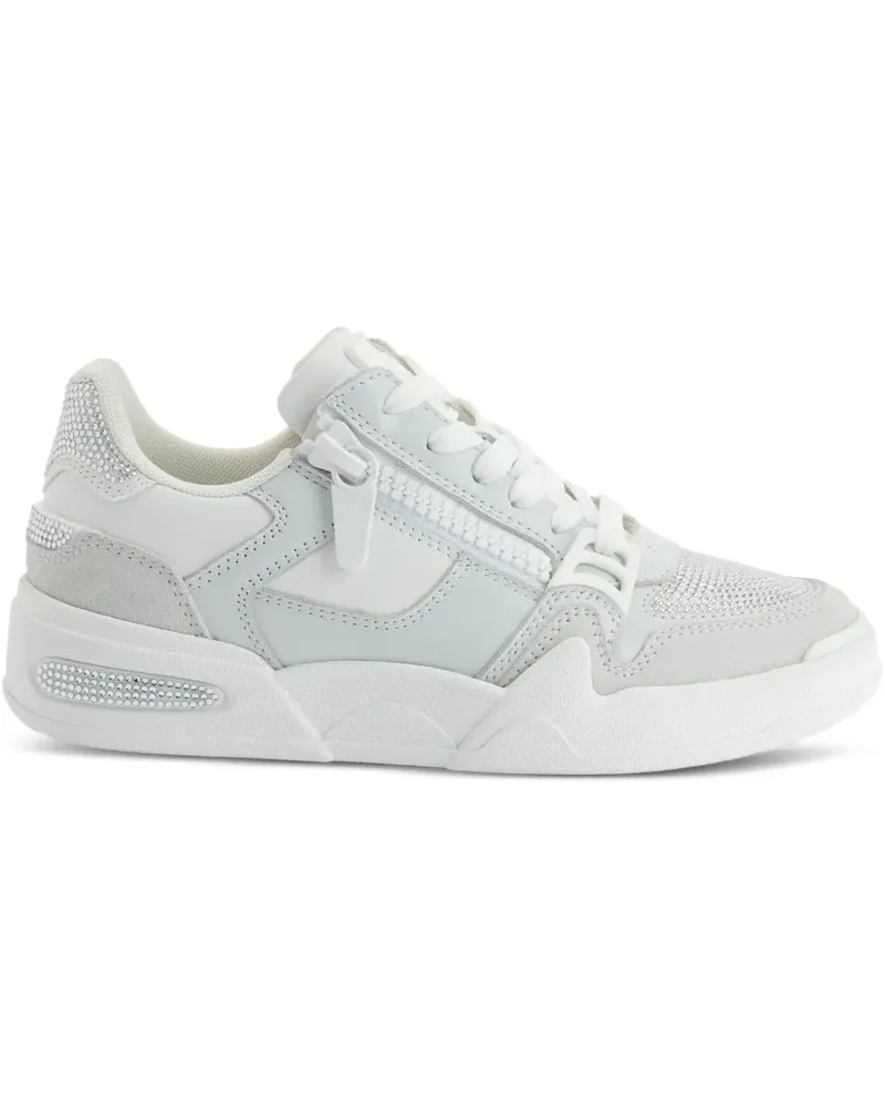 Giuseppe Zanotti GZ-Ghost Zip Sneakers mit Verzierung - Weiß Weiß