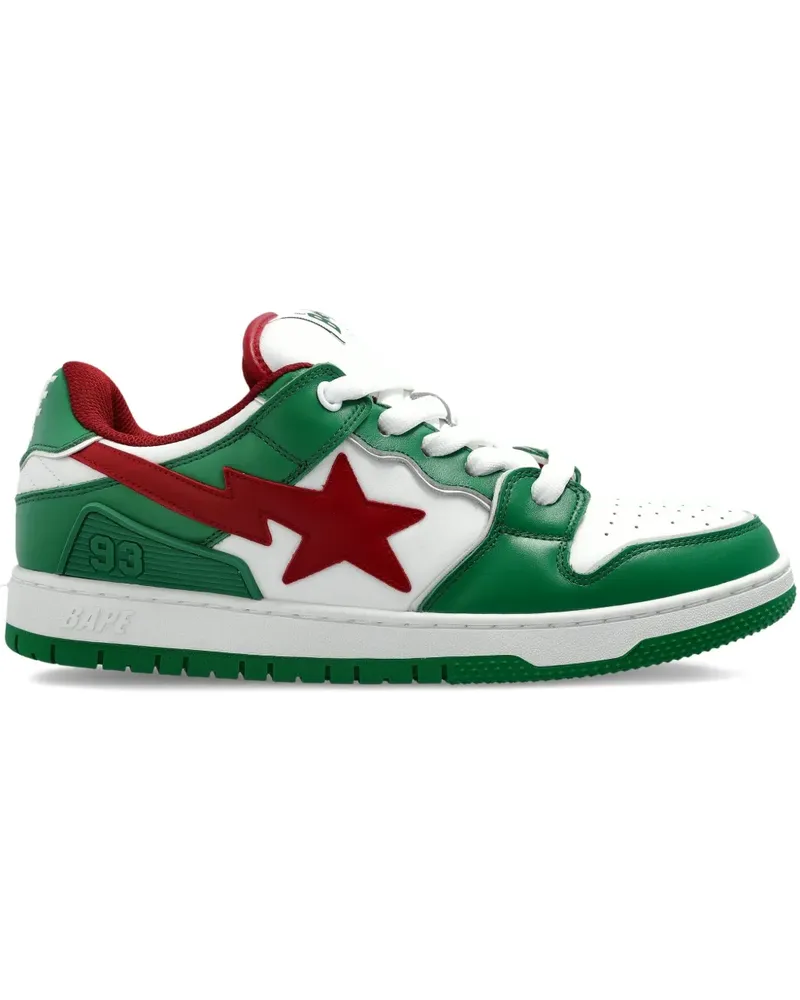BAPE Sneakers mit Stern-Patch - Grün Grün