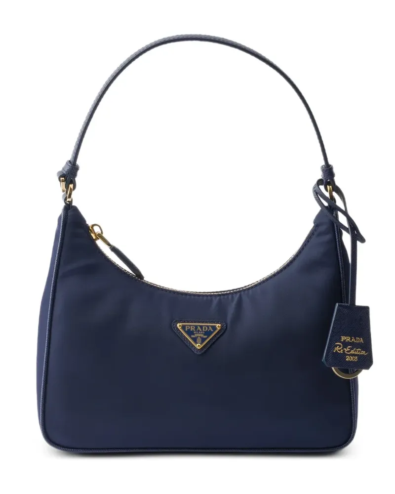Prada Re-Edition 2005 Re-Nylon and Saffiano mini bag - Blau Blau