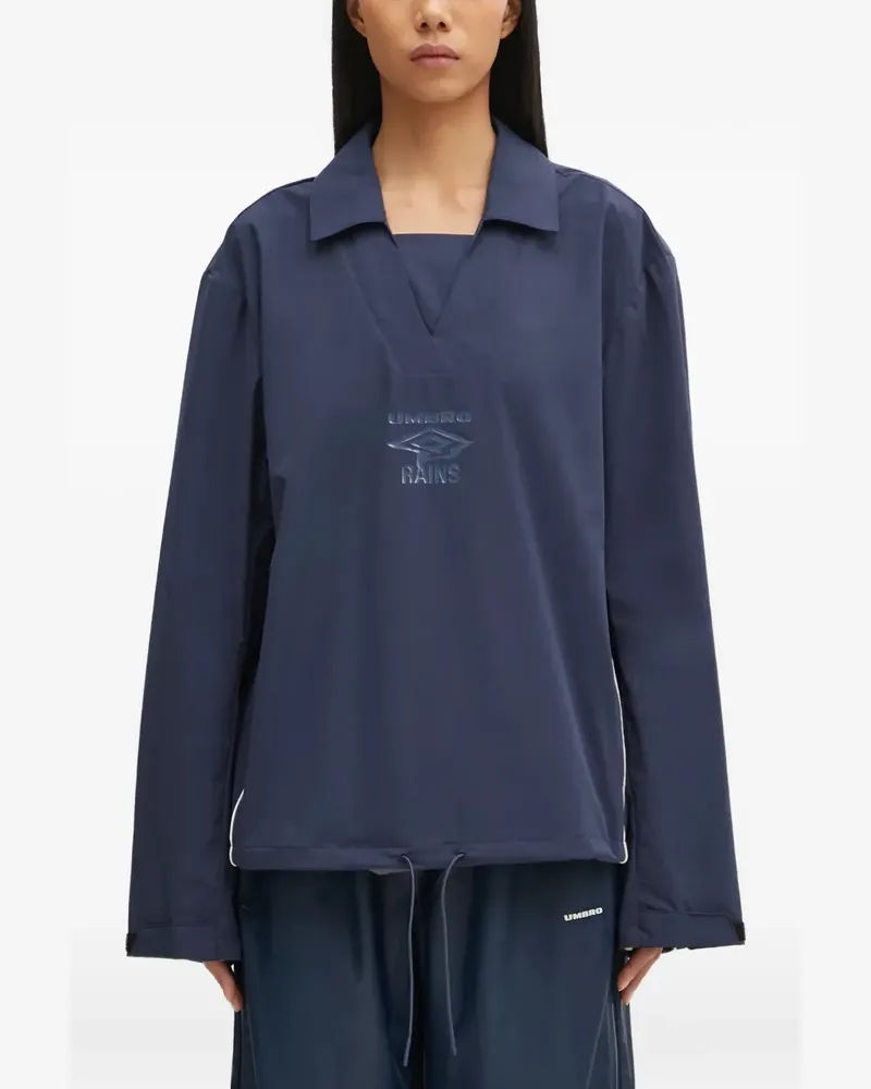RAINS x Umbro drawstring sweatshirt - Blau Blau