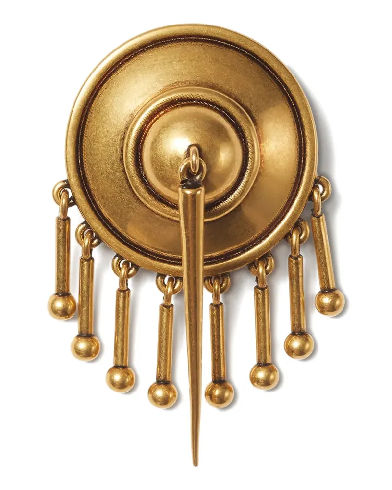 Versace Brosche mit Fransen - Gold Gold