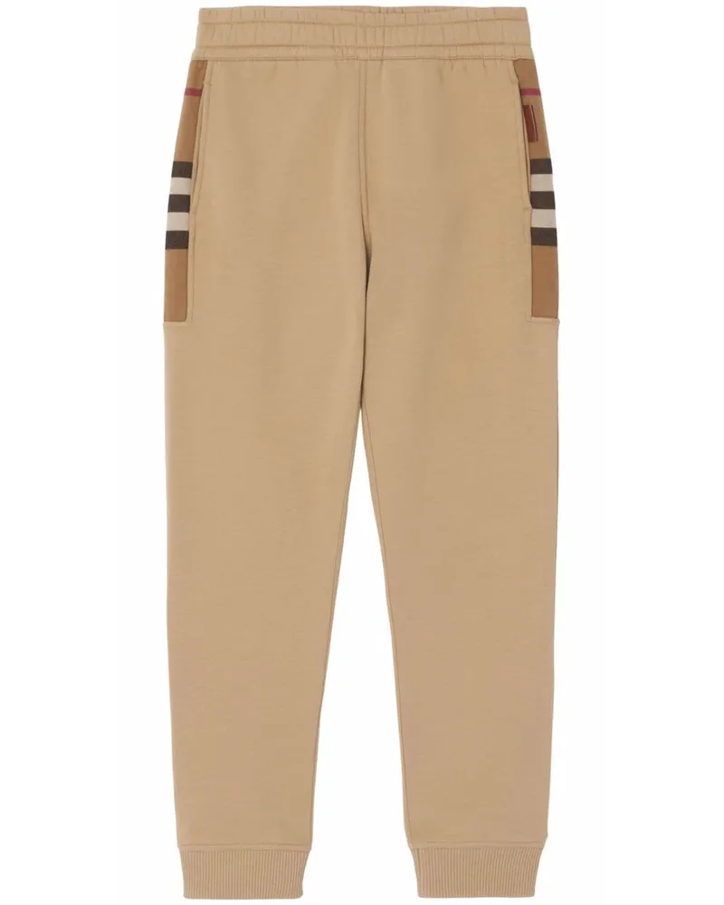 Burberry Jogginghose mit Karomuster - Nude Nude