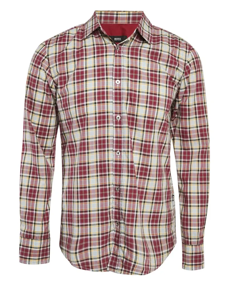 HUGO BOSS Pre-owned kariertes Hemd - Rot Rot