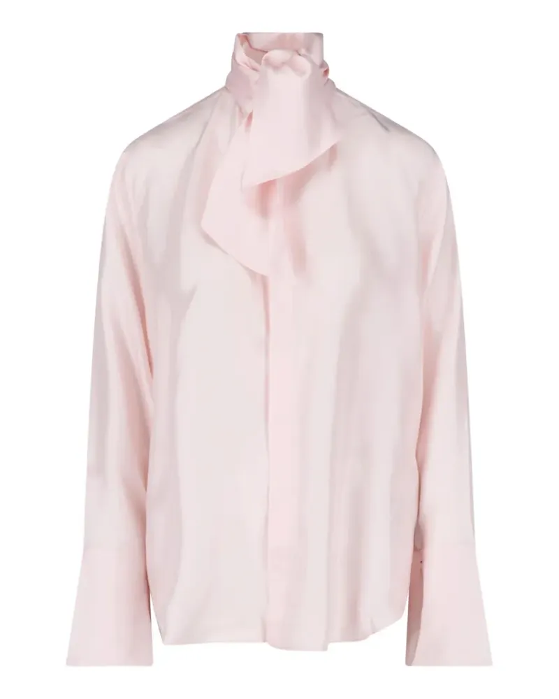 Sa Su Phi tie-neck silk shirt - Rosa Rosa