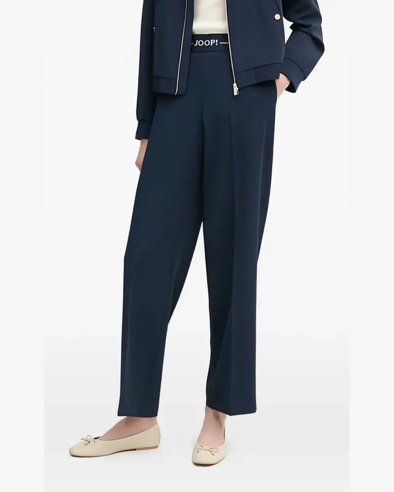 JOOP! logo waistband trousers - Blau Blau
