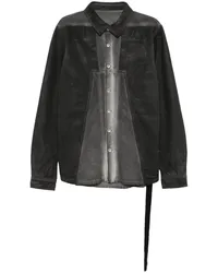 DRKSHDW by Rick Owens Splintered Hemd Grau