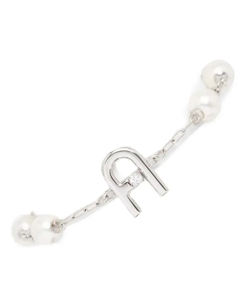 Furla Armspange mit Kunstperle - Silber Silber